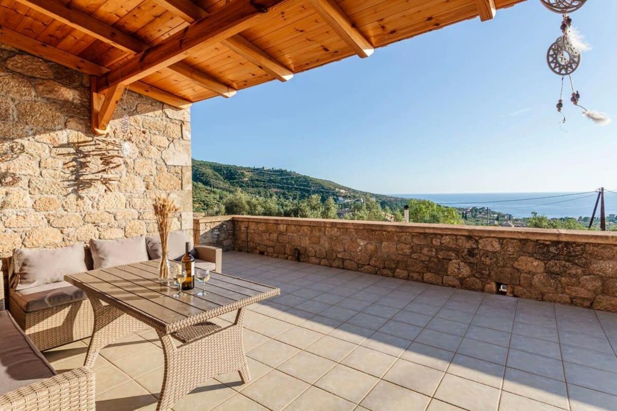 Mani Panoramic Seaviews - Luxury Summer Haven Lévktron Exterior foto